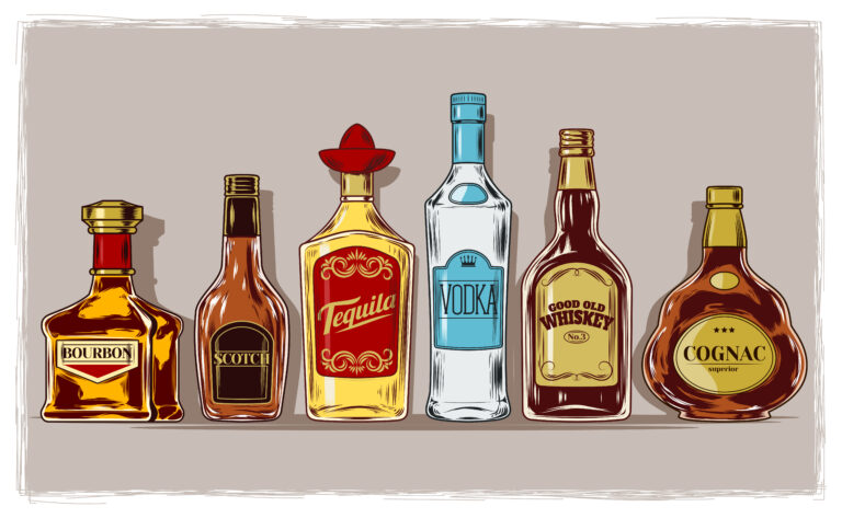 Different types of alcoholic beverages
