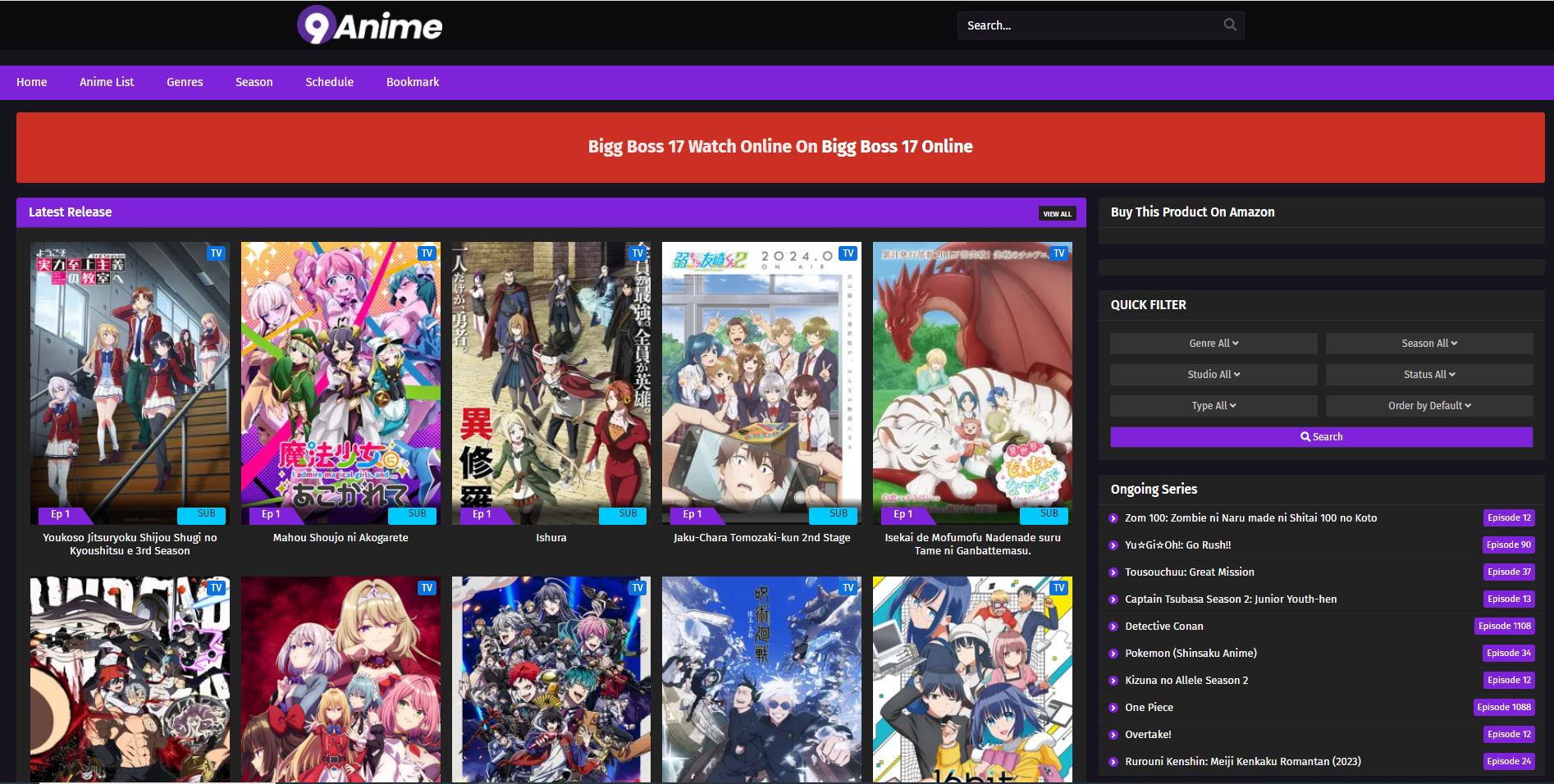 Free Anime Websites