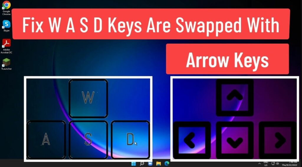 Swapped WASD & Arrow Keys