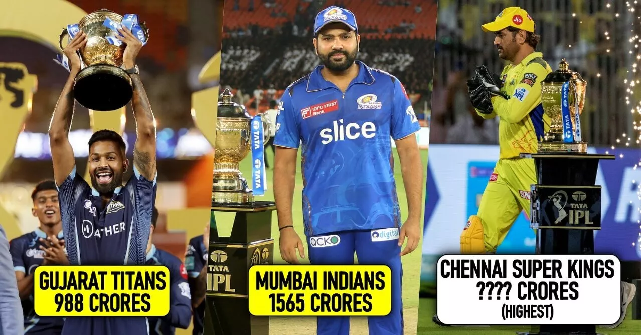 Top IPL 2024 Teams and Their Brand Value! PC Zippo