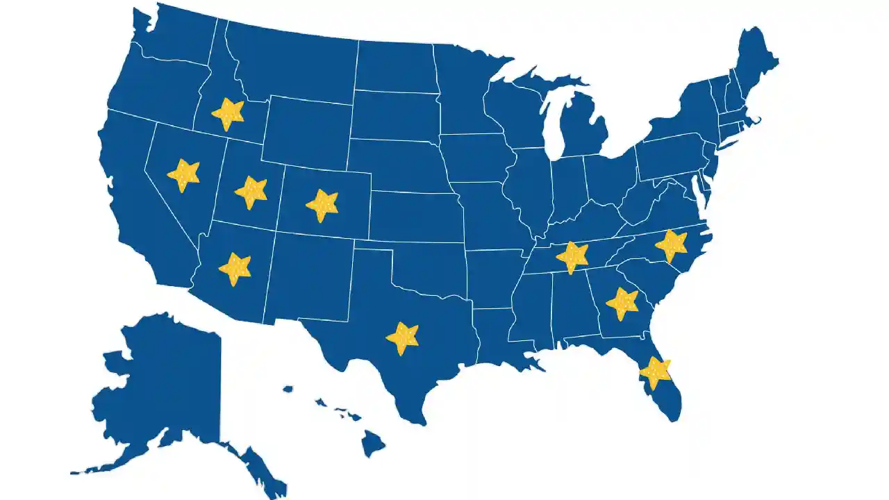 Top 5 USA States for Real Estate Investment in 2024