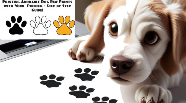 Printing Adorable Dog Paw Prints with Your Printer